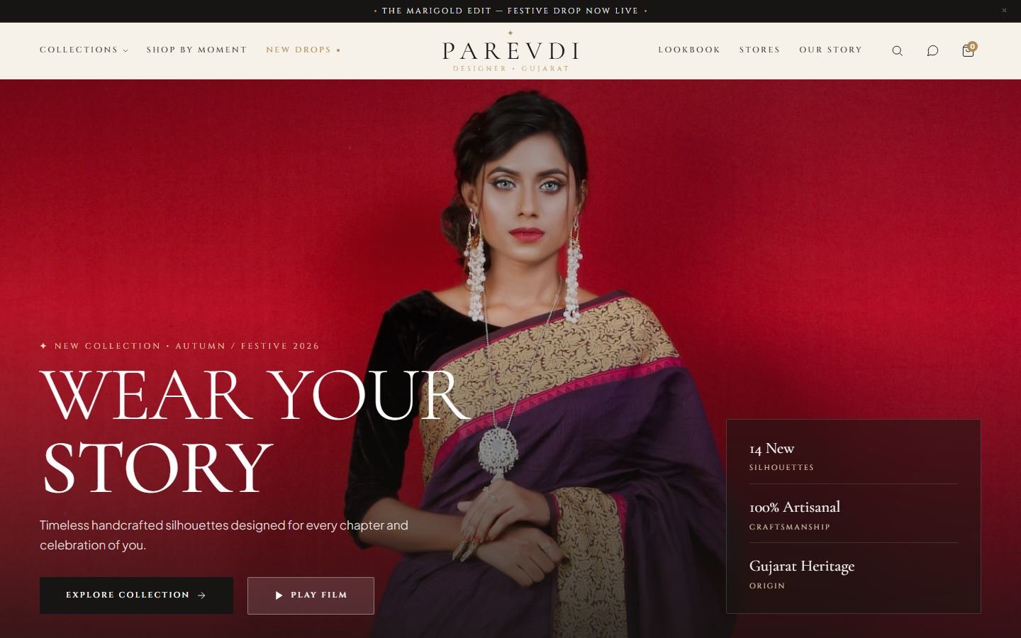 Parevdi Designer website, Fashion in Surat