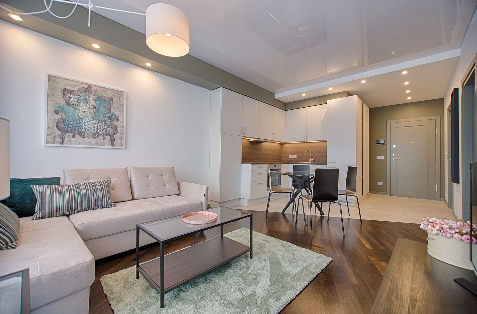 Bright, well-kept apartment interior ready to let